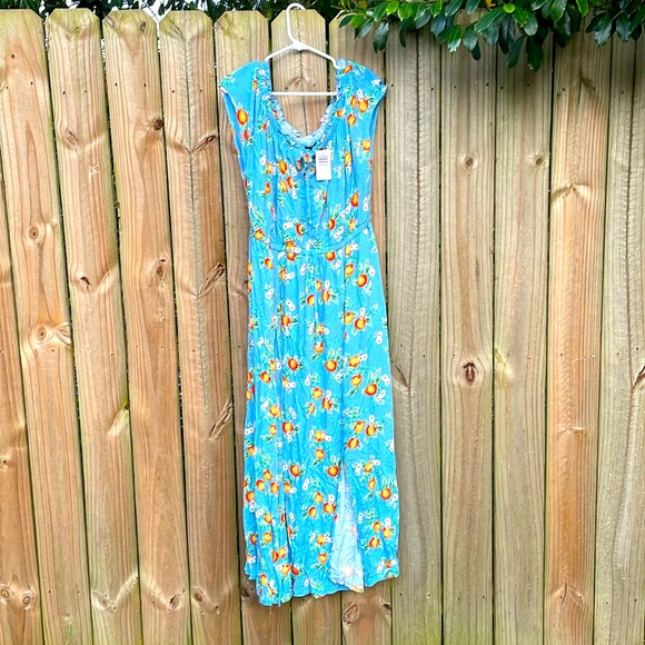 torrid Dresses & Skirts - Orange Blossom Double Slit Dress